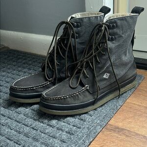 Sperry topsider moc toe boots